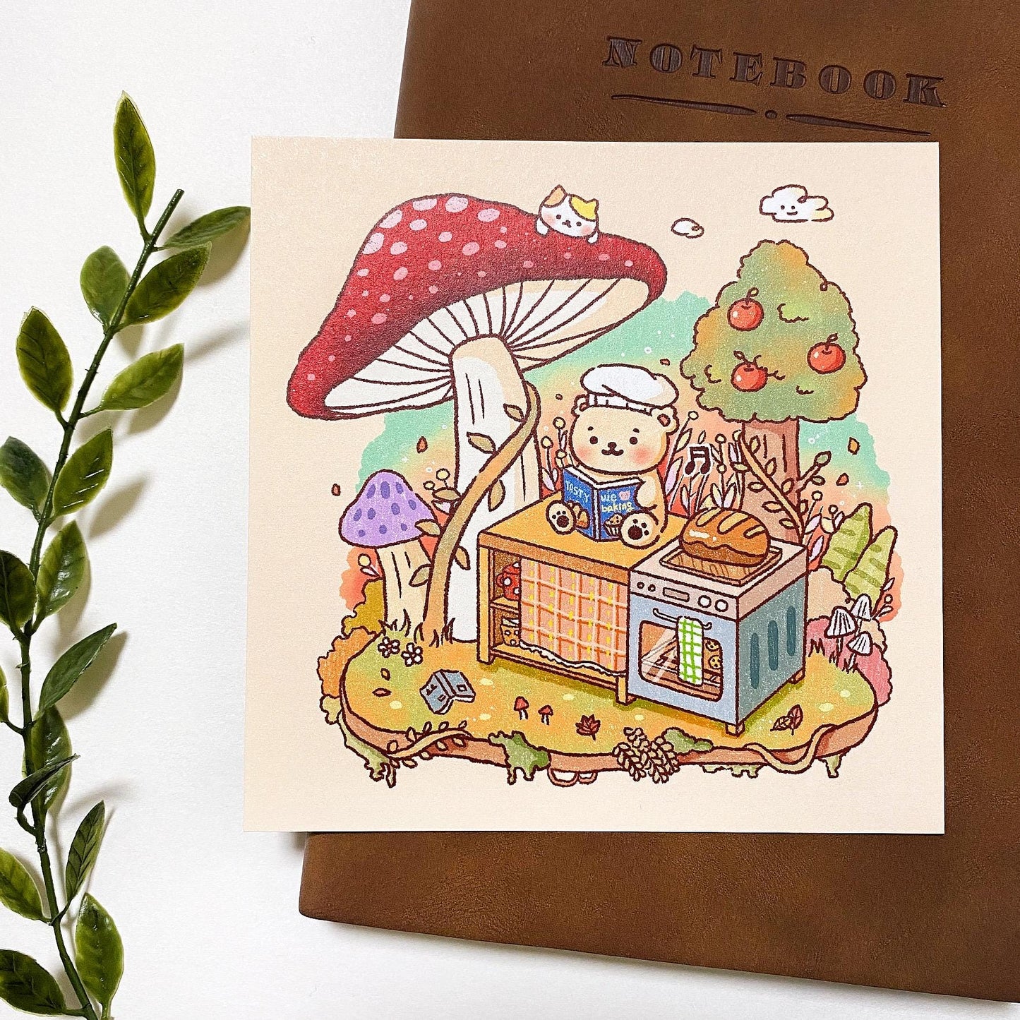MushForest Bakery Postcard