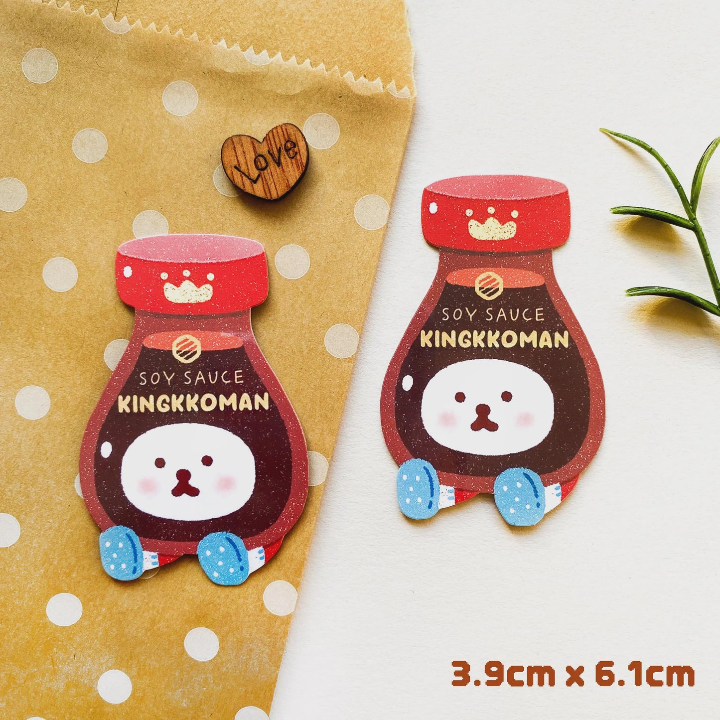 Asian Soy Sauce Vinyl Sticker