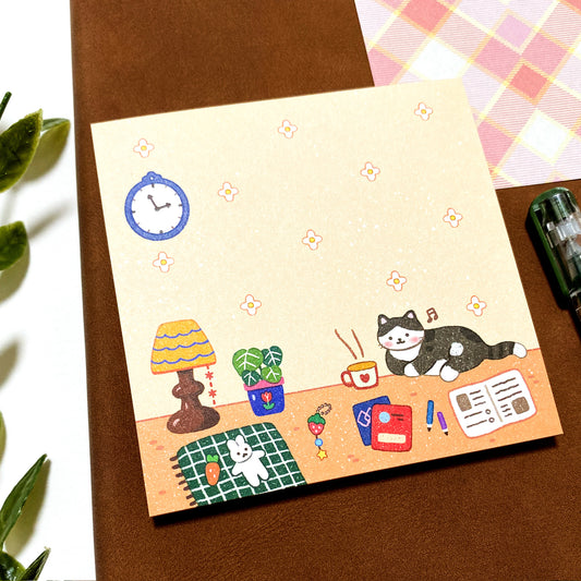 Cozy Room Diary Memo Pad