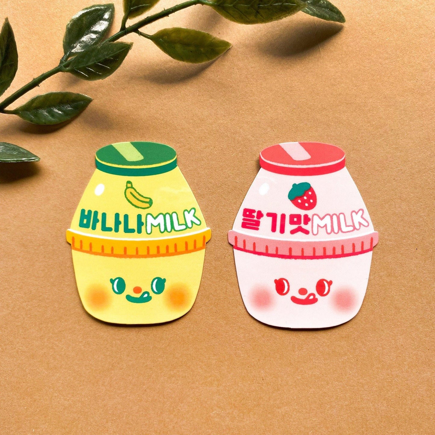 Korean Strawberry Milk Vinyl Sticker