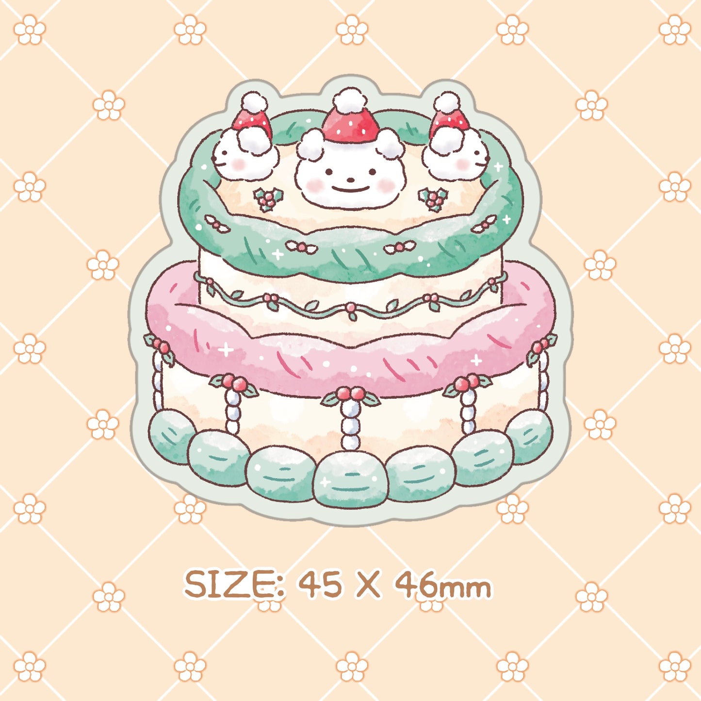 Hinny’s Cream Cake Vinyl Sticker