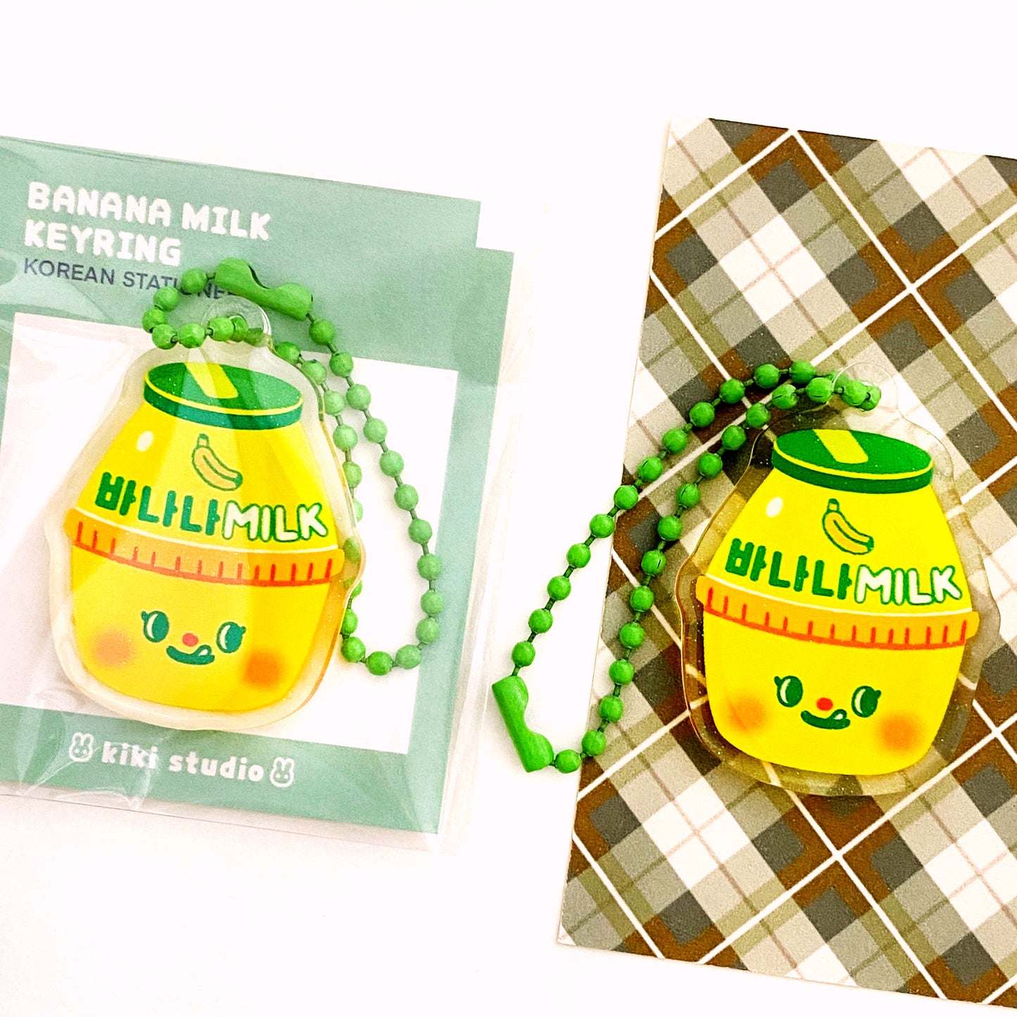 Banana Milk Mini Keychain