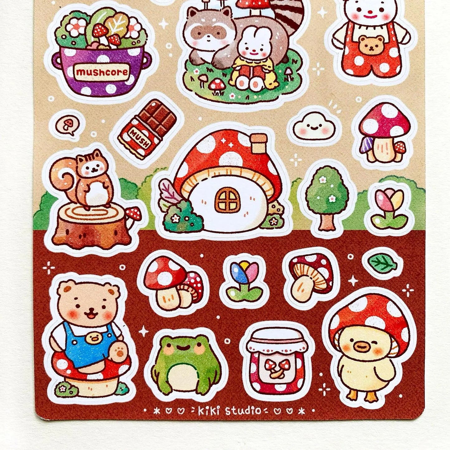 Mushroom Garden Sticker Sheet