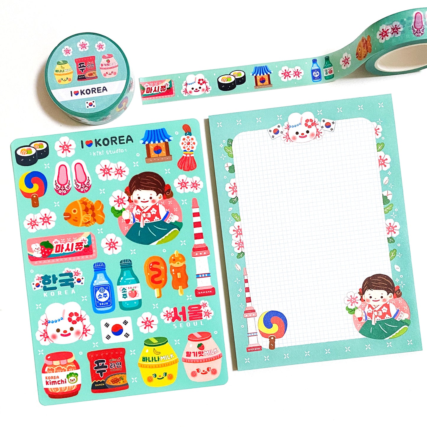 I Love Korea Washi Tape