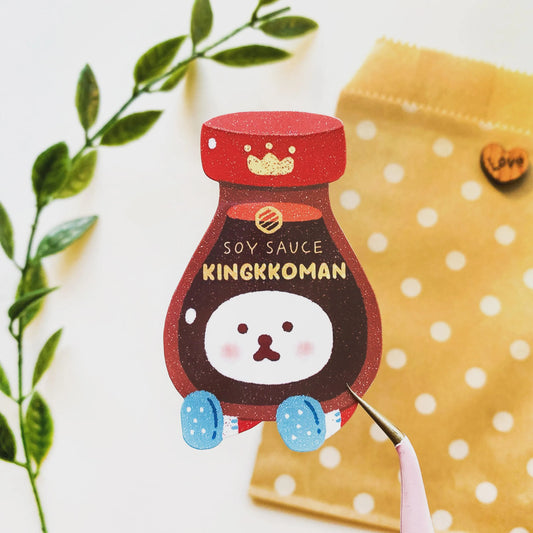 日本の醤油 ホログラムシール