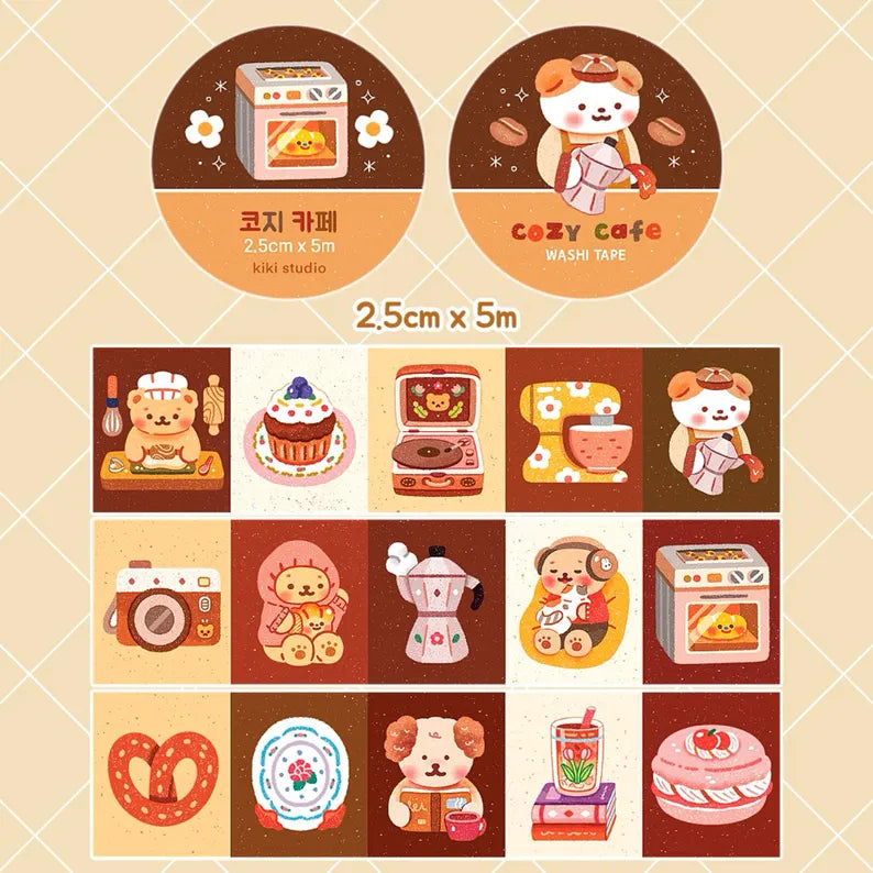 Cozy Cafe Washi Tape