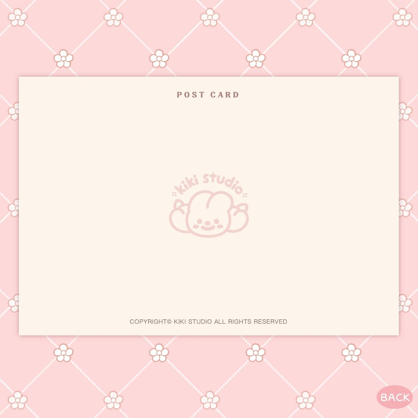 幸せな春の日ポストカード