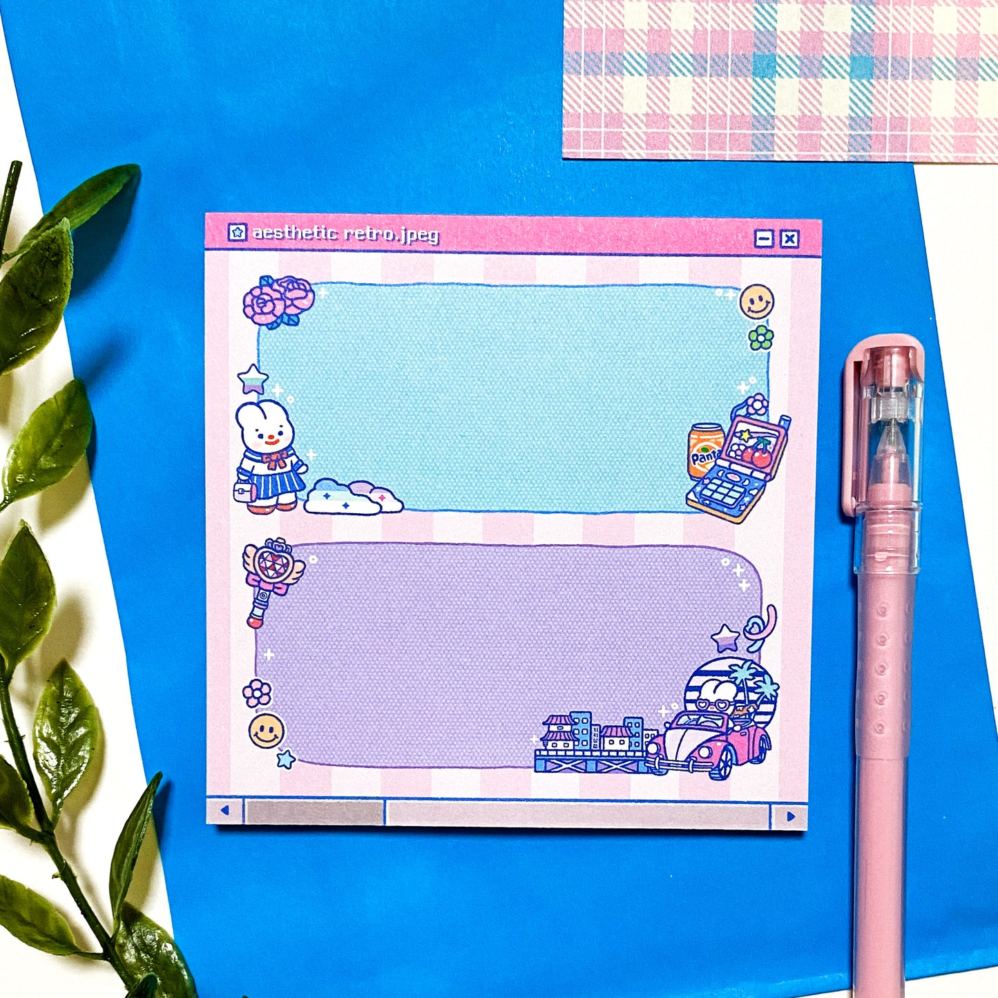 City Pop Vibes Memo Pad