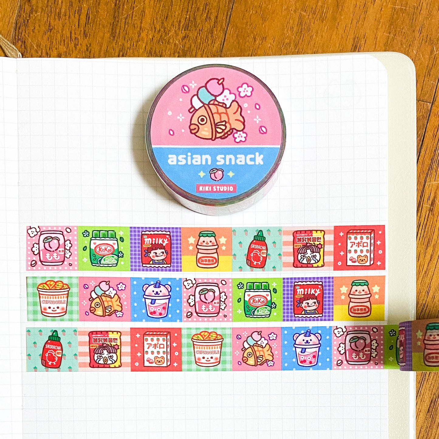 Asian Snack Washi Tape