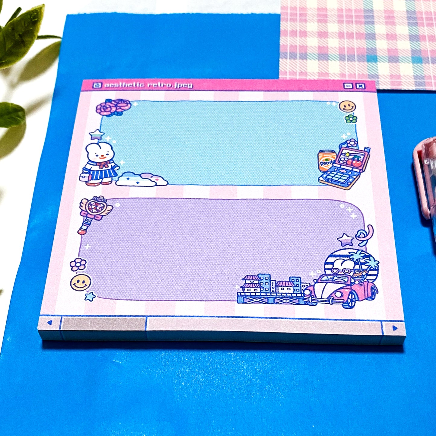 City Pop Vibes Memo Pad