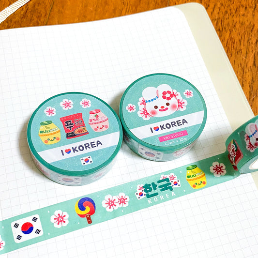 I Love Korea Washi Tape
