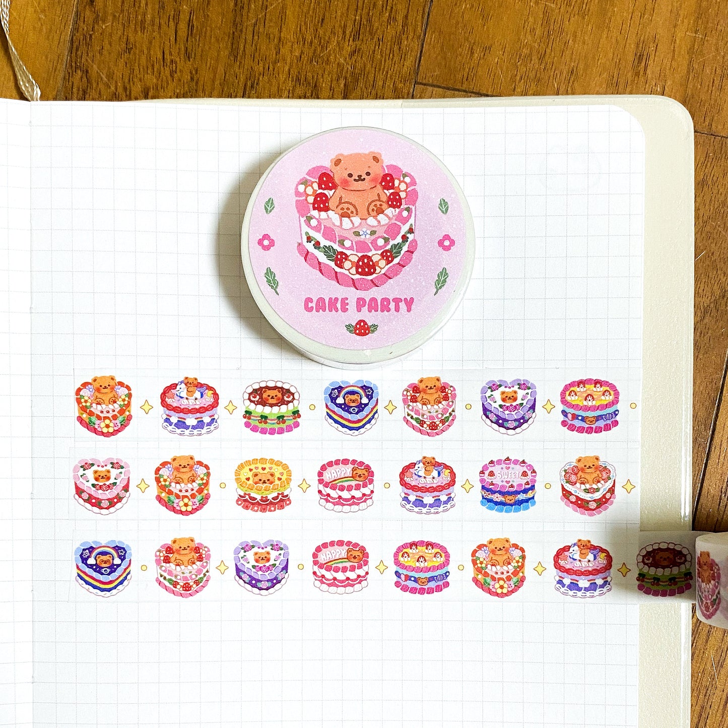 Cake Party Washi Tape