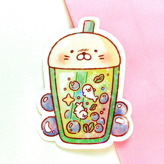 抹茶シールプレッソ ホログラムシール