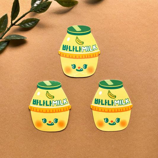 韓国バナナミルク ホログラムシール