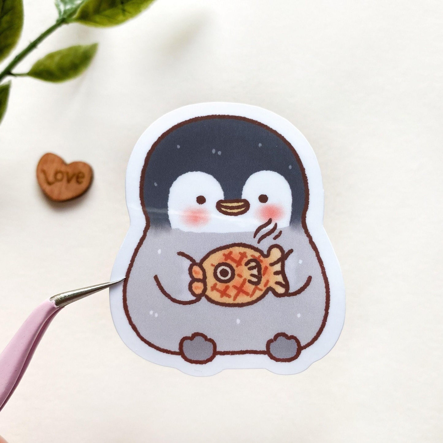 Pengi’s Hot Taiyaki Vinyl Sticker