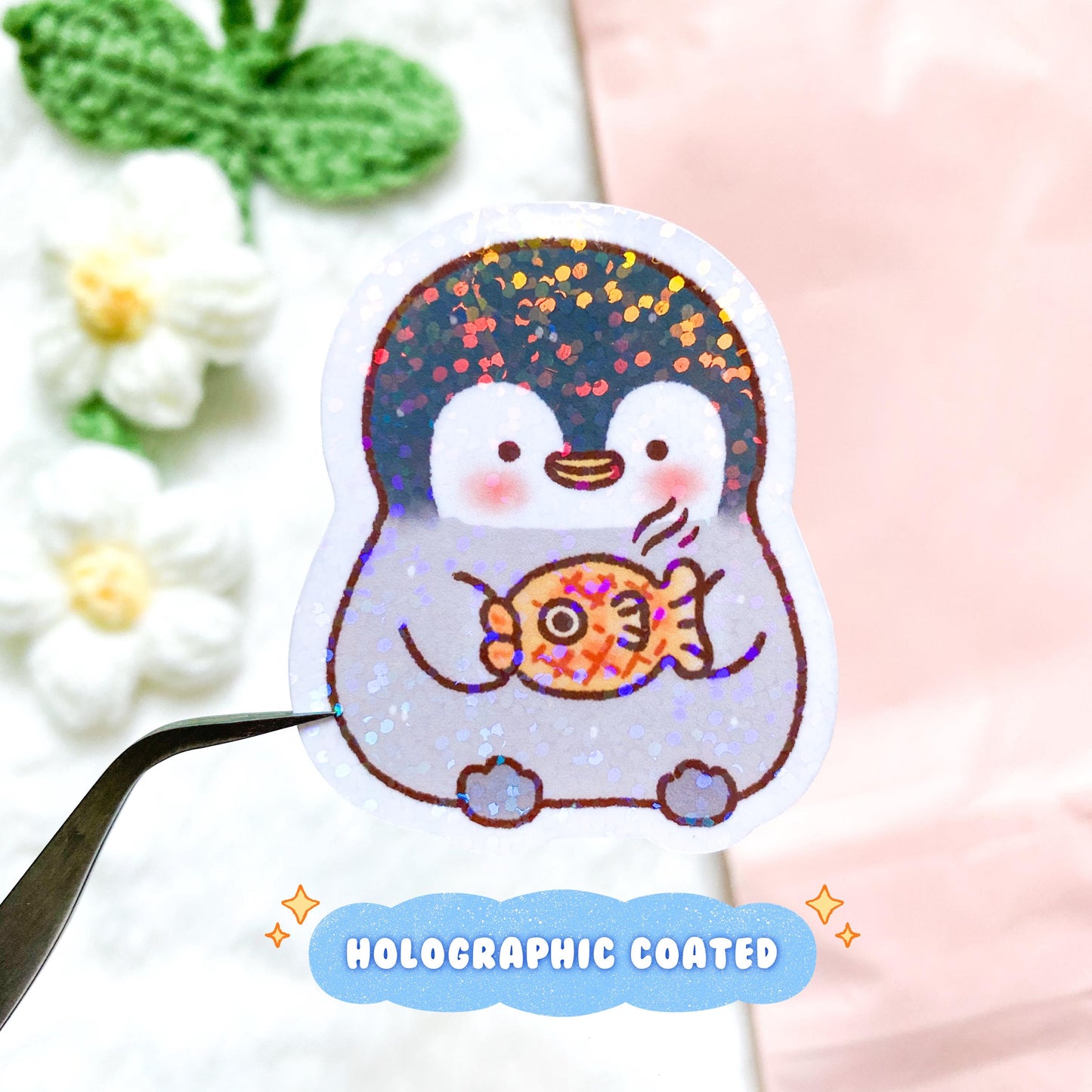 Pengi’s Hot Taiyaki Vinyl Sticker
