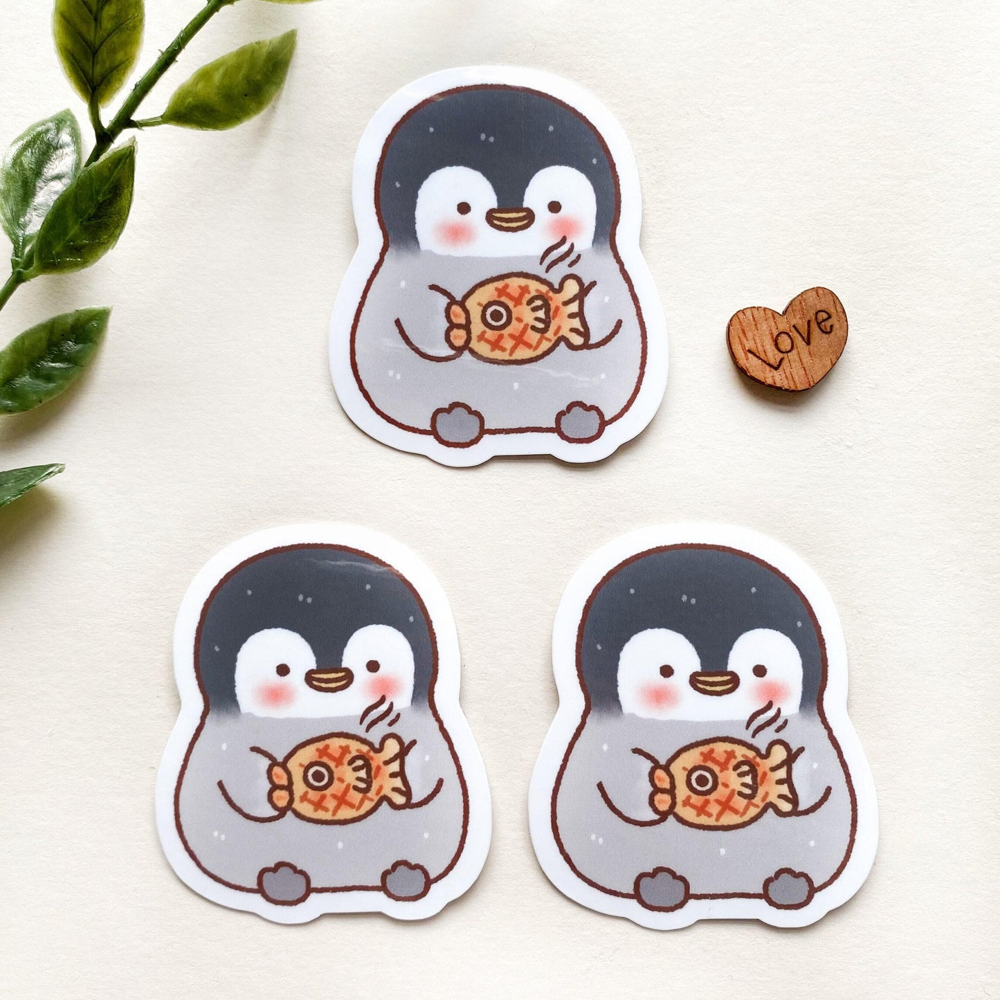 Pengi’s Hot Taiyaki Vinyl Sticker