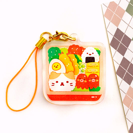 にゃんこランチボックスキーホルダー