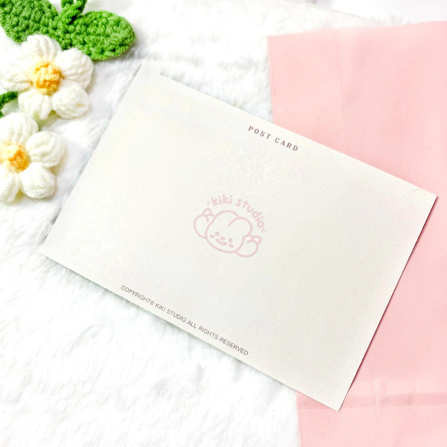 幸せな春の日ポストカード