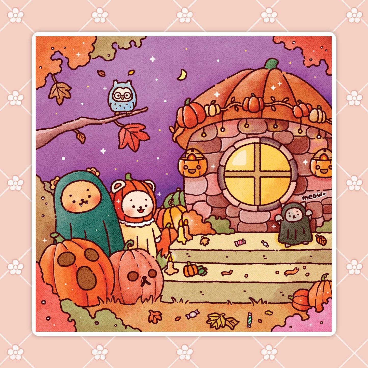 Spooky Night Postcard