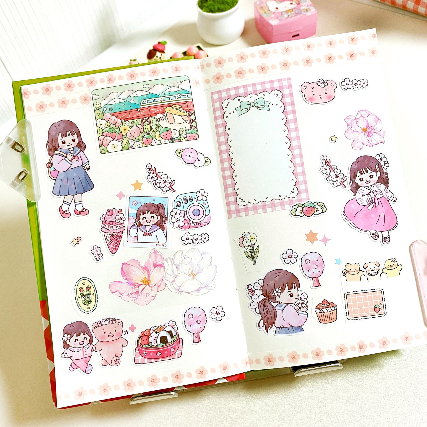 Flower Walk Sticker Sheet
