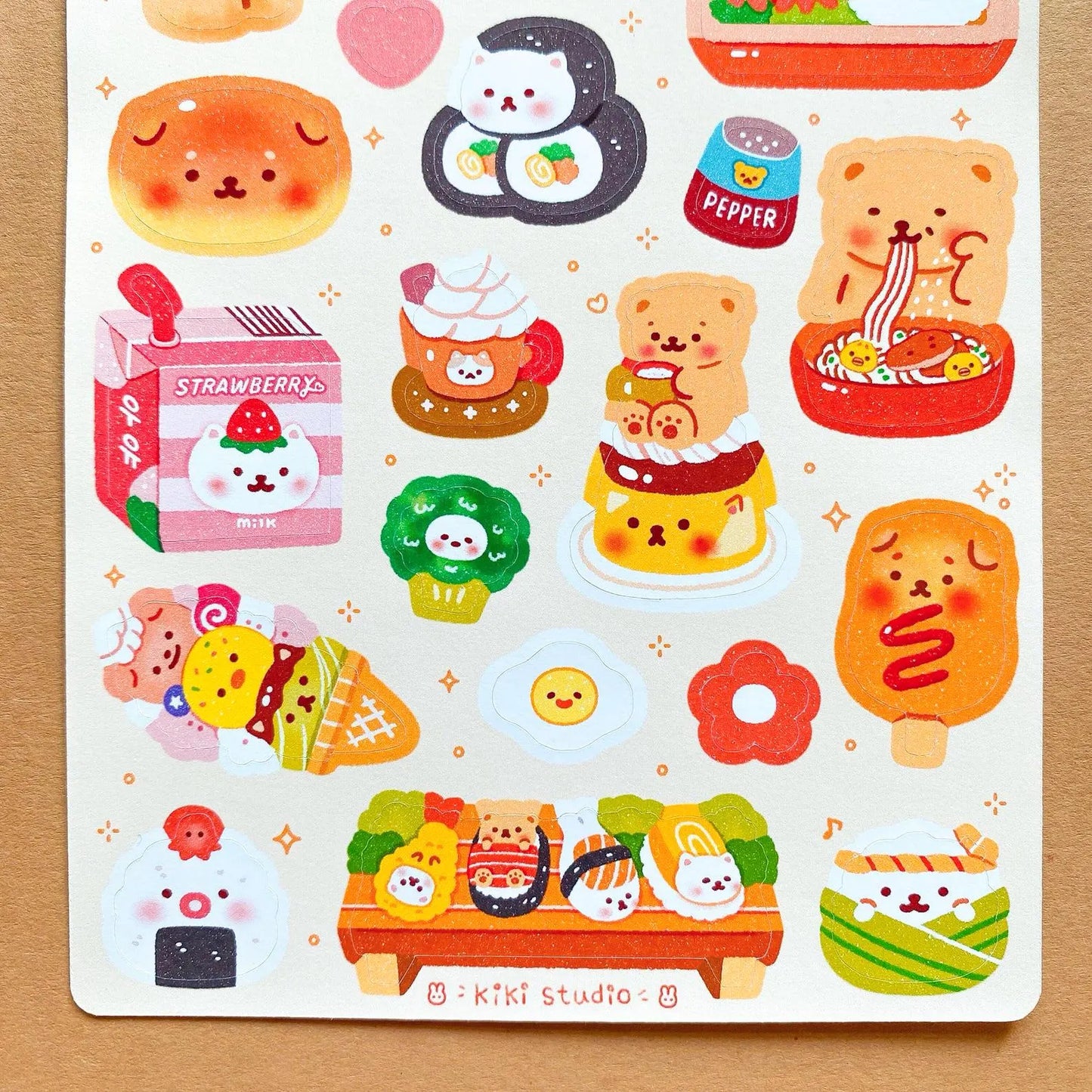Kawaii Food Sticker Sheet