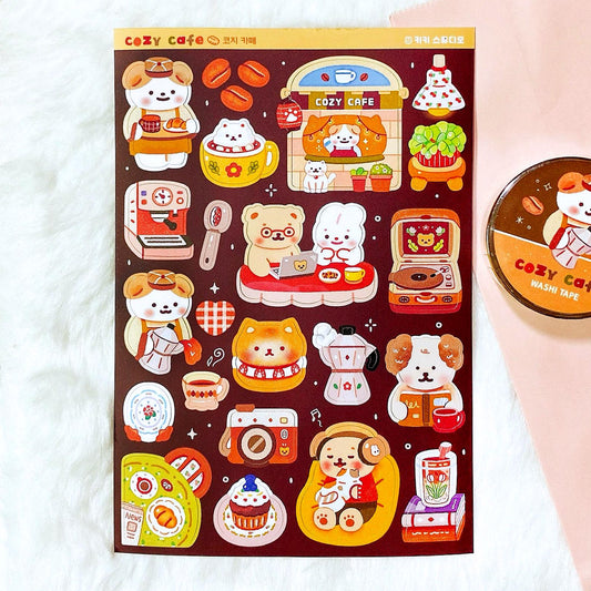 コージー カフェ シールシート