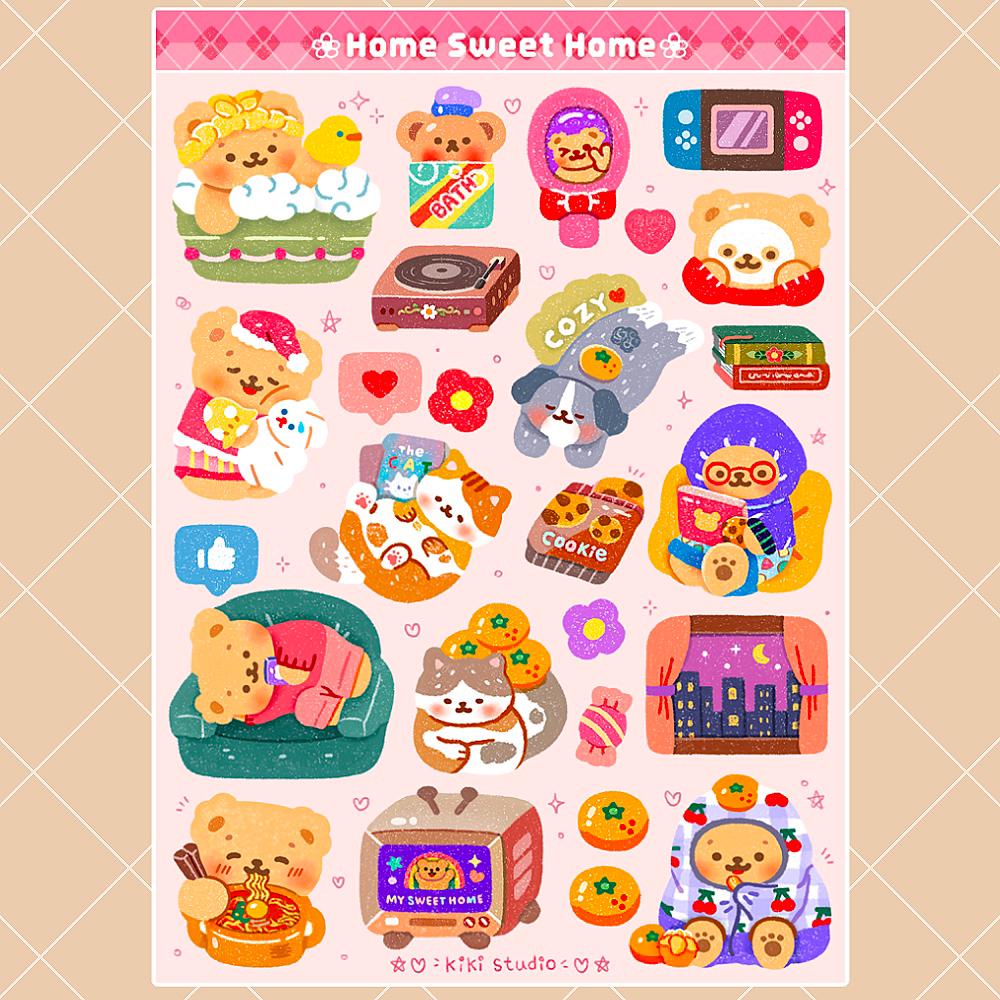Home Sweet Home Sticker Sheet