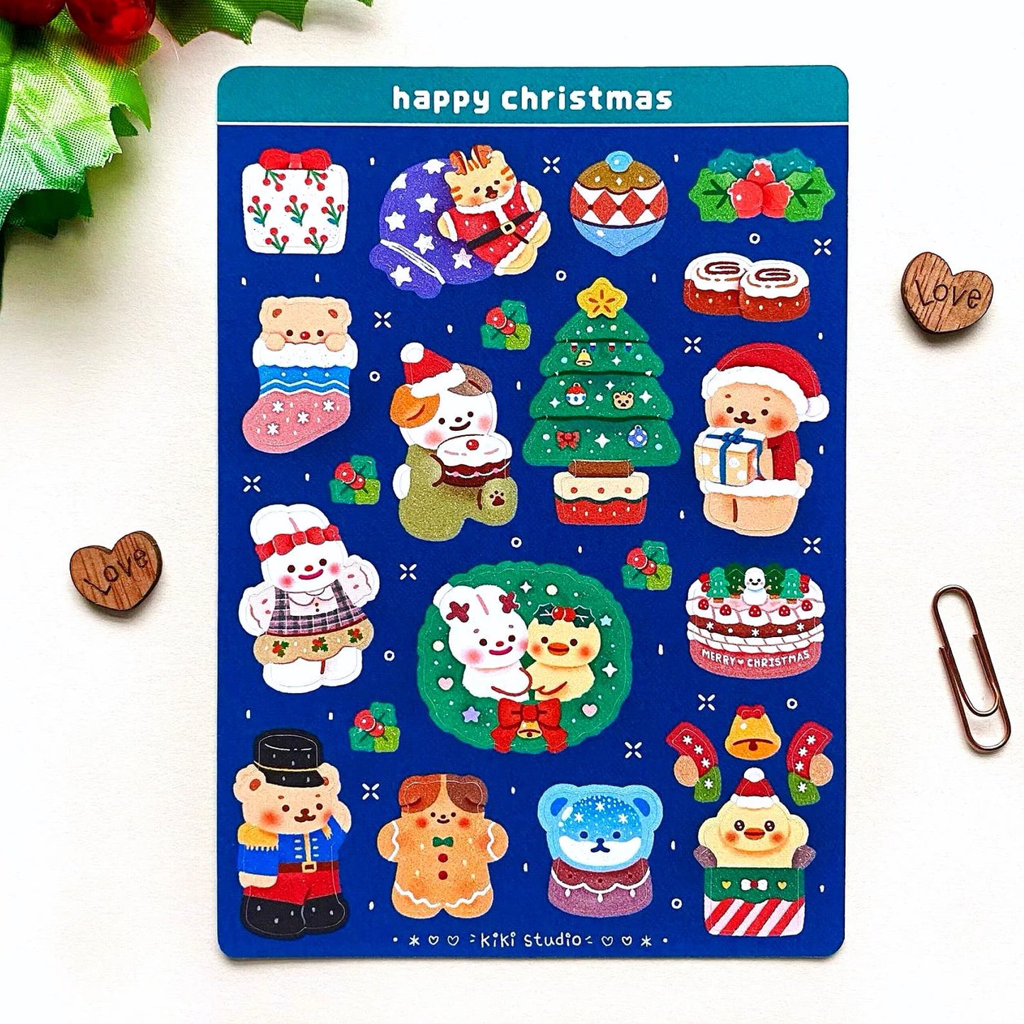 ハッピークリスマス シールシート