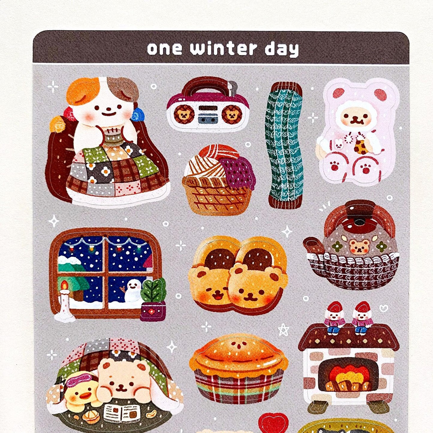 One Winter Day Sticker Sheet