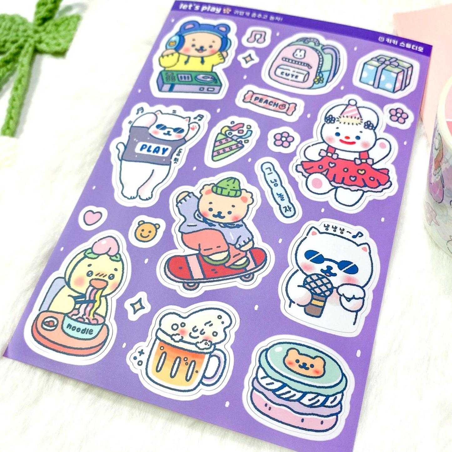 Let’s Play Sticker Sheet