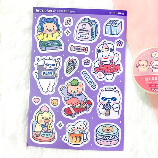 Let’s Play Sticker Sheet